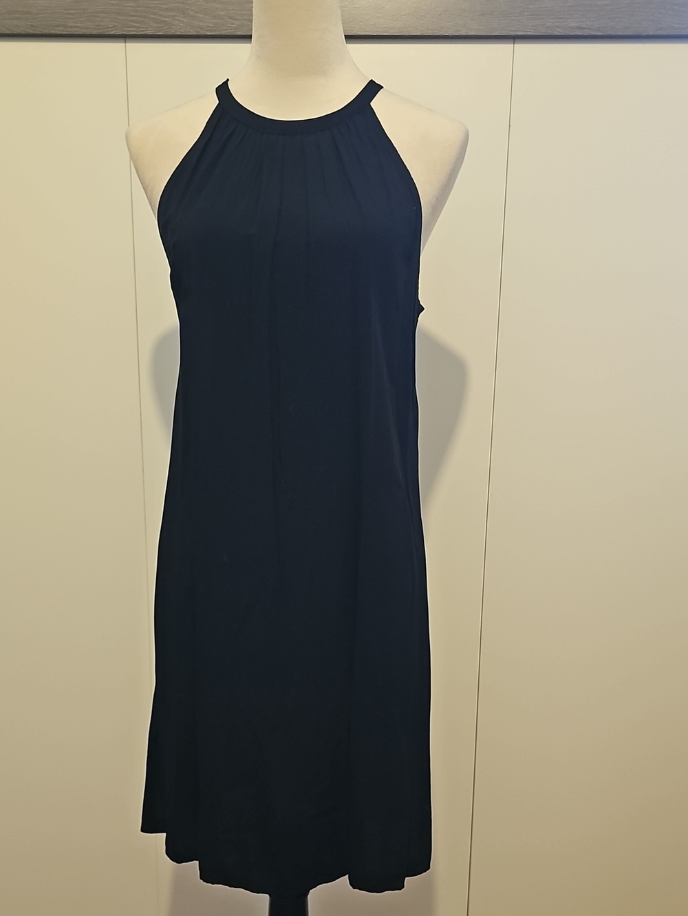 Old Navy Navy Halter Midi Dress Black